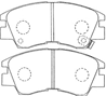 Колодки тормозные дисковые передние FP0349 от фирмы FIT