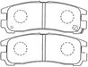 Колодки тормозные дисковые задние FP0383 от фирмы FIT
