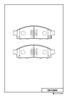 Колодки тормозные дисковые передние D6128M от фирмы MK Kashiyama