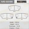 Колодки тормозные дисковые MS9298 от фирмы MASUMA