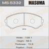Колодки тормозные дисковые MS5332 от производителя MASUMA