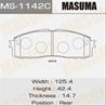 Колодки тормозные дисковые MS1142 от компании MASUMA