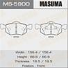 Колодки тормозные дисковые MS5900 от фирмы MASUMA