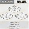 Колодки тормозные дисковые MSK0009 от производителя MASUMA