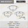 Колодки дисковые MASUMA, AN-4682WK, P85112 front (1/6)
