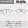 Колодки тормозные дисковые передние MS5507 от производителя MASUMA