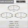 Колодки тормозные дисковые MSK0006 от фирмы MASUMA