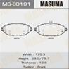 Колодки дисковые MASUMA, P50124 front (1/6)