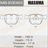 Колодки дисковые MASUMA, AN-4349K, P06021 front (1/6)