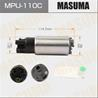 Бензонасос masuma mpu-110c oem_23221-31020,23 mark x, gs450h / grx120, gws191l (carbon commutator)
