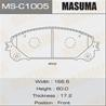 Колодки тормозные дисковые передние MSC1005 от производителя MASUMA