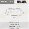 Колодки дисковые MASUMA, AN-7092K, P44021 rear (1/12)