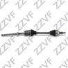 Привод передний правый (r) land rover evoque (бензин) (11-…) 2 0 l