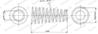 SP3067_пружина передняя! Toyota Yaris Verso 1.4D-