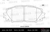 Колодки тормозные TOYOTA PRIUS 1.8 09-/LEXUS CT 1.8 11- передние