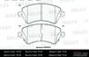 Колодки тормозные TOYOTA COROLLA (E12) 1.4/1.6/1.8/2.0 00> передние Ceramic