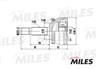 ШРУС VOLVO S40/V40 1.6-2.0 96-00 нар.(ABS) GA20508