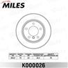 Диск тормозной bmw 1 e81/e87 1.6/2.0 04- передний вент. k000026
