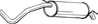 Глушитель SKODA FABIA 1.2 01-07/VW POLO 1.2 01-05