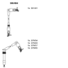 К-кт проводов вв opel astra f 91-05