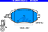Klocek hamulcowy kpl. prz?d RENAULT MEGANE IV 1.2-1.6 11.15-