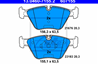 13.0460-7155.2_ 963 00 !колодки дисковые п. BMW E