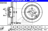 24.0109-0138.1_диск тормозной задний! toyota corolla 1.4/1.6 01&gt