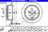 Диск торм sub forester/impreza/legacy/outback 08-