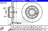 24.0112-0148.1_диск тормозной задний! audi a4 1.6-3.0 99&gt