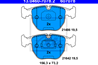 13.0460-7078.2_ 571873B !колодки дисковые п. BMW