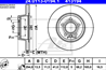 Диск торм vw t4/sharan 2.0-2.8/1.9d/tdi/2.5tdi 90- зад не вент 294x13.5