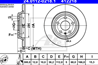 Tarcza hamulcowa tyl l/p audi a4  a4 allroad  a5  q5 1.4-3.0d 05.15-