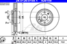 Диск торм cit c4 04-/ds4/ds5/pgt 208/308/3008/5008 07- пер вент 302x26