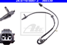 Датчик abs opl agila b/suz splash 1.0/1.2/1.3cdti