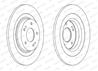 Диск тормозной задний PSA 4008, C4-Aircross, Mitsubishi Outlander, ASX 12-> (цена за 1шт) (крашеный