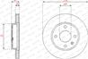Kpl. tarcz hamulcowych (2 szt.) przod L/P OPEL KARL 1.0 01.15-