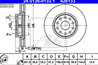 ДИСК ТОРМ ALFA 166 2.0T/2.4JTD 98-07 ПЕР ВЕНТ 281x26