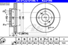 24.0122-0146.1_диск тормозной передний! Nissan Primera 1.6/2.0/2.0D 88&gt