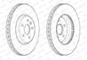 Kpl. tarcz hamulcowych (2 szt.) przod L/P OPEL ASTRA K 1.0-1.6D 06.15-