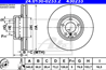 Two-piece brake disk