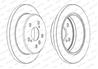 К-кт тормозных дисков (2 szt.) зад лев/прав toyota camry 2.2/2.4/3.0 0