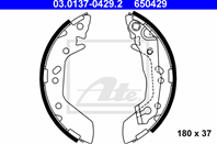 Барабанные тормозные колодки 03013704292 от производителя ATE