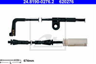 24.8190-0276.2_датчик износа колодок пер.! L=690 BMW E60/E61/E63/E64 5.0 04&gt