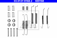 03.0137-9168.2_рем.к-кт тормозных колодок задних!