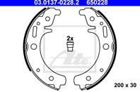 Барабанные тормозные колодки