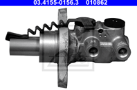 03.4155-0156.3 цилиндр торм. гл.! Opel Astra/Zafira 1.6-2.2i/CDTi 04&gt