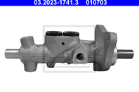 03.2023-1741.3_[0054309601] !главн. торм. цил. MB W203/S203/CL203/C209 ABS 01&gt d20.64/23.81