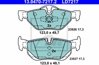 Ceramic brake pads