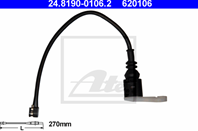 24.8190-0106.2_=QBWS0230 !датчик износа кол. п. компл. 2 шт. Audi TT  VW Golf 4