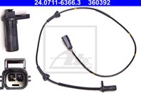 24.0711-6366.3_датчик ABS передний левый! 975 mm